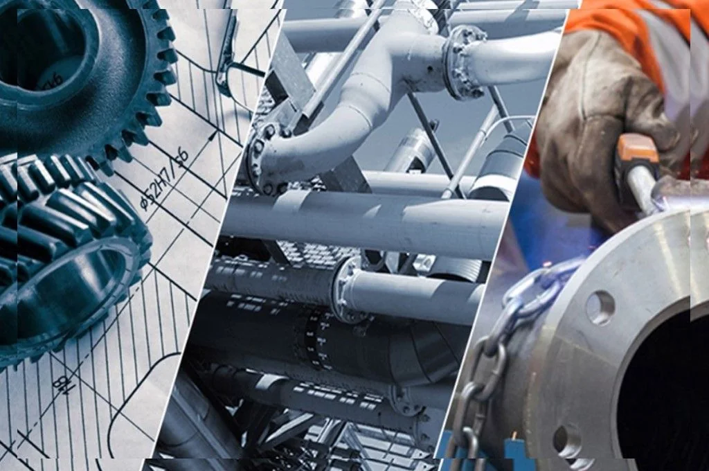 Pipework and fabrication collage