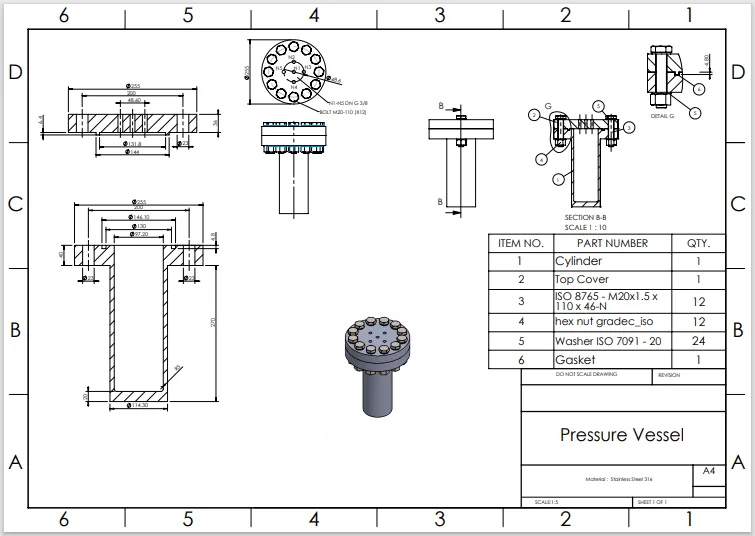 Structural engineering blueprint
